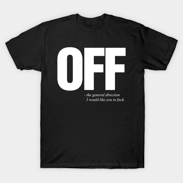 Off Mens T-Shirt by Mariteas